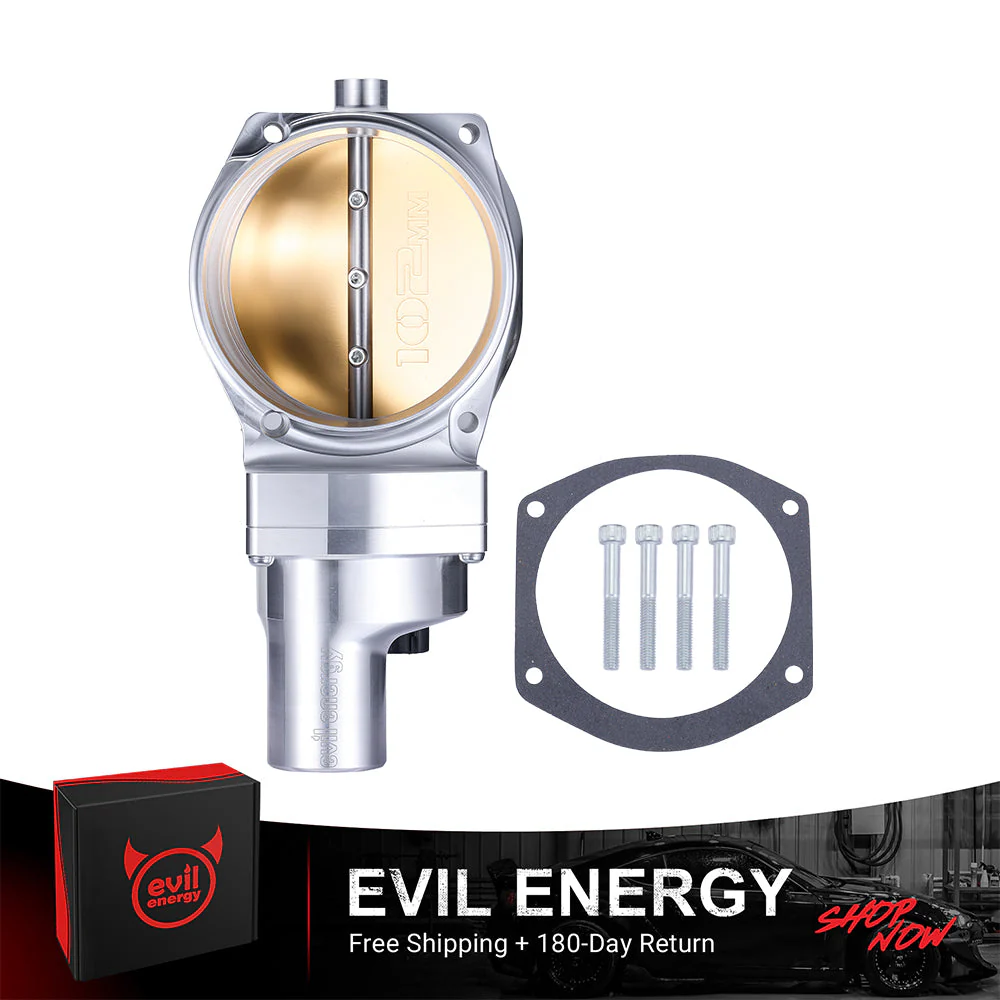 EVIL ENERGY 102mm Electronic Throttle Body for Chevrolet LS2 LS3 LS7 LSX CTS - with TPS 4 Bolt - Image 2