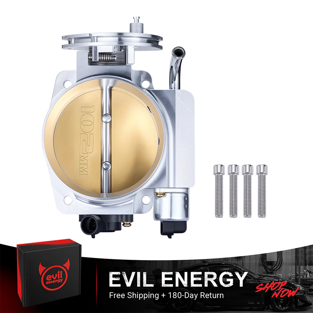 EVIL ENERGY 102mm Mechanical Throttle Body for Chevy LSX LS LS1 LS2 LS7 with IAC 4 Bolt - Image 4