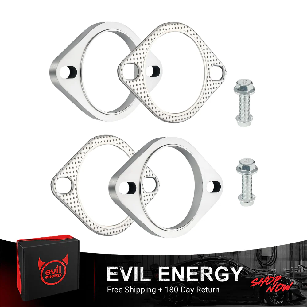 EVIL ENERGY 2-Bolt Exhaust Flange Set with Gaskets & Bolts (1.75/2/2.25/2.35/2.5/3 Inch) - Image 6