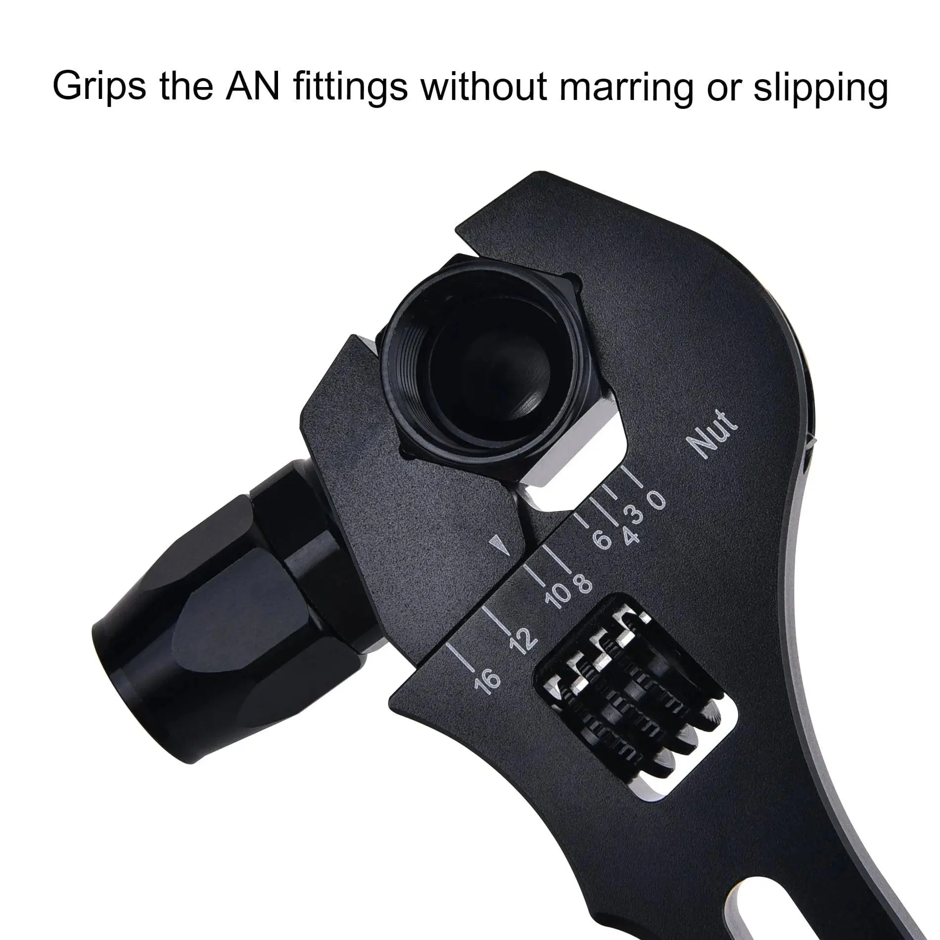 EVIL ENERGY Hose Fitting Adjustable Wrench 3AN-16AN Spanner Lightweight Aluminum - Image 3