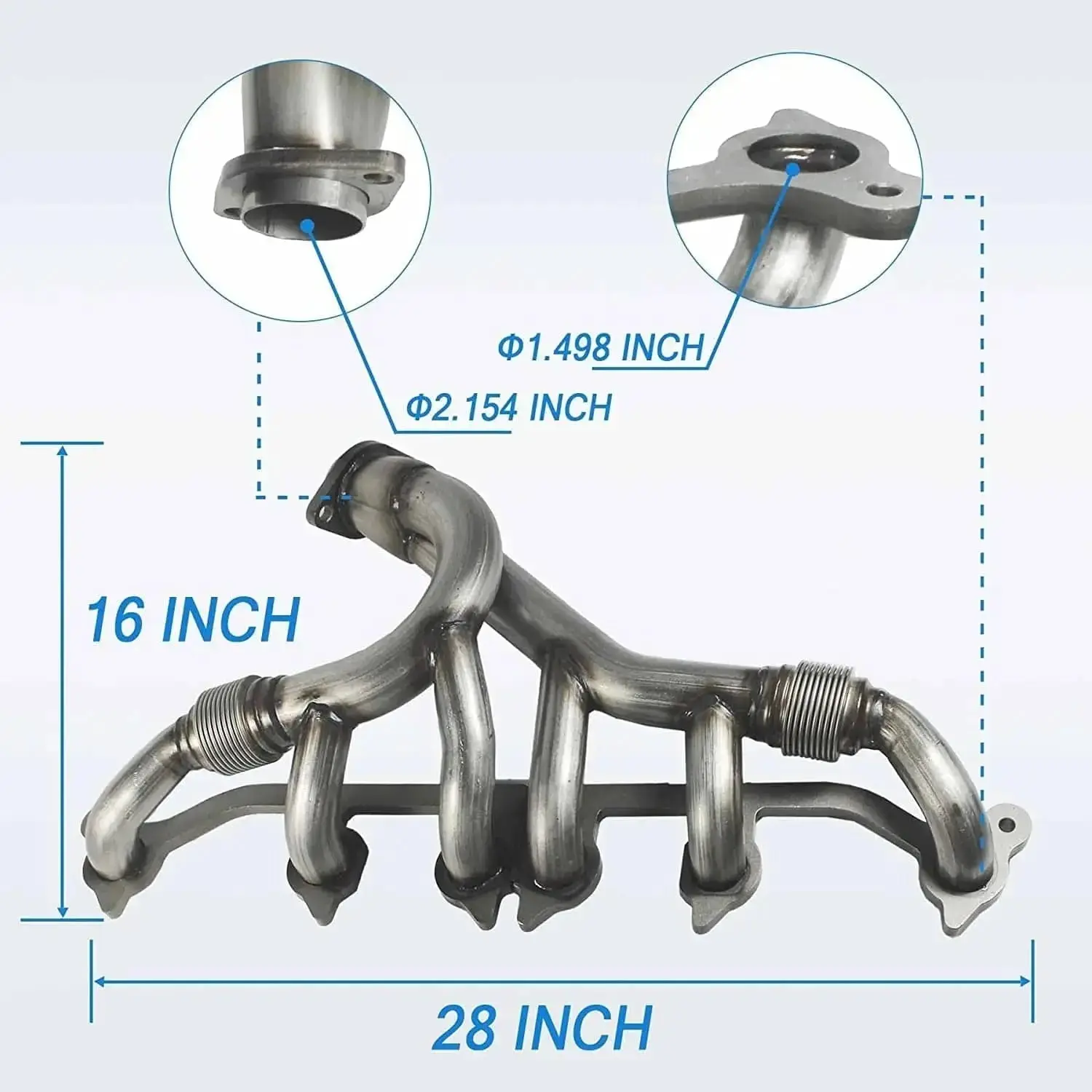 EVIL ENERGY Dorman 674-196 Exhaust Manifold Kit 1991-1999 Jeep Grand Cherokee Wrangler 4.0L Engine - Image 7