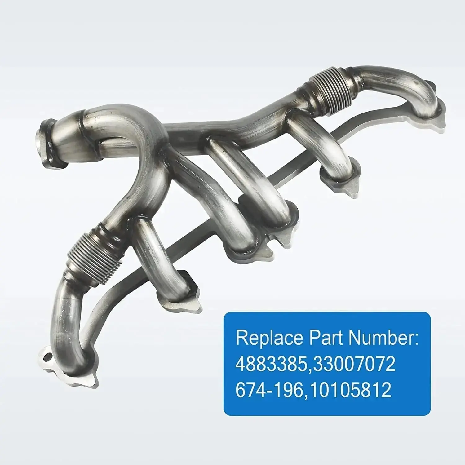 EVIL ENERGY Dorman 674-196 Exhaust Manifold Kit 1991-1999 Jeep Grand Cherokee Wrangler 4.0L Engine - Image 8