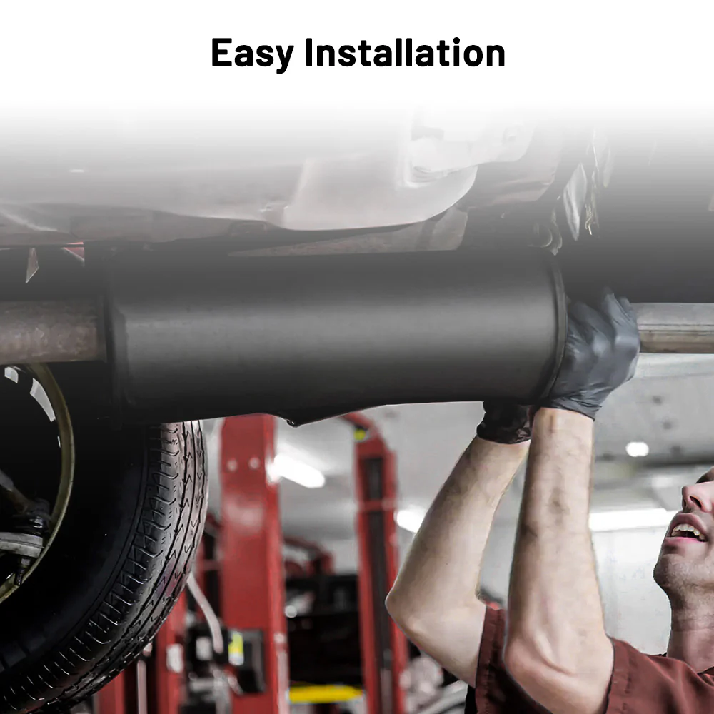 EVIL ENERGY 2.5-inch In 2.5-inch Out / 3.0-inch In 3.0-inch Out 50 Series Offset In Center Out Exhaust Muffler - Image 9
