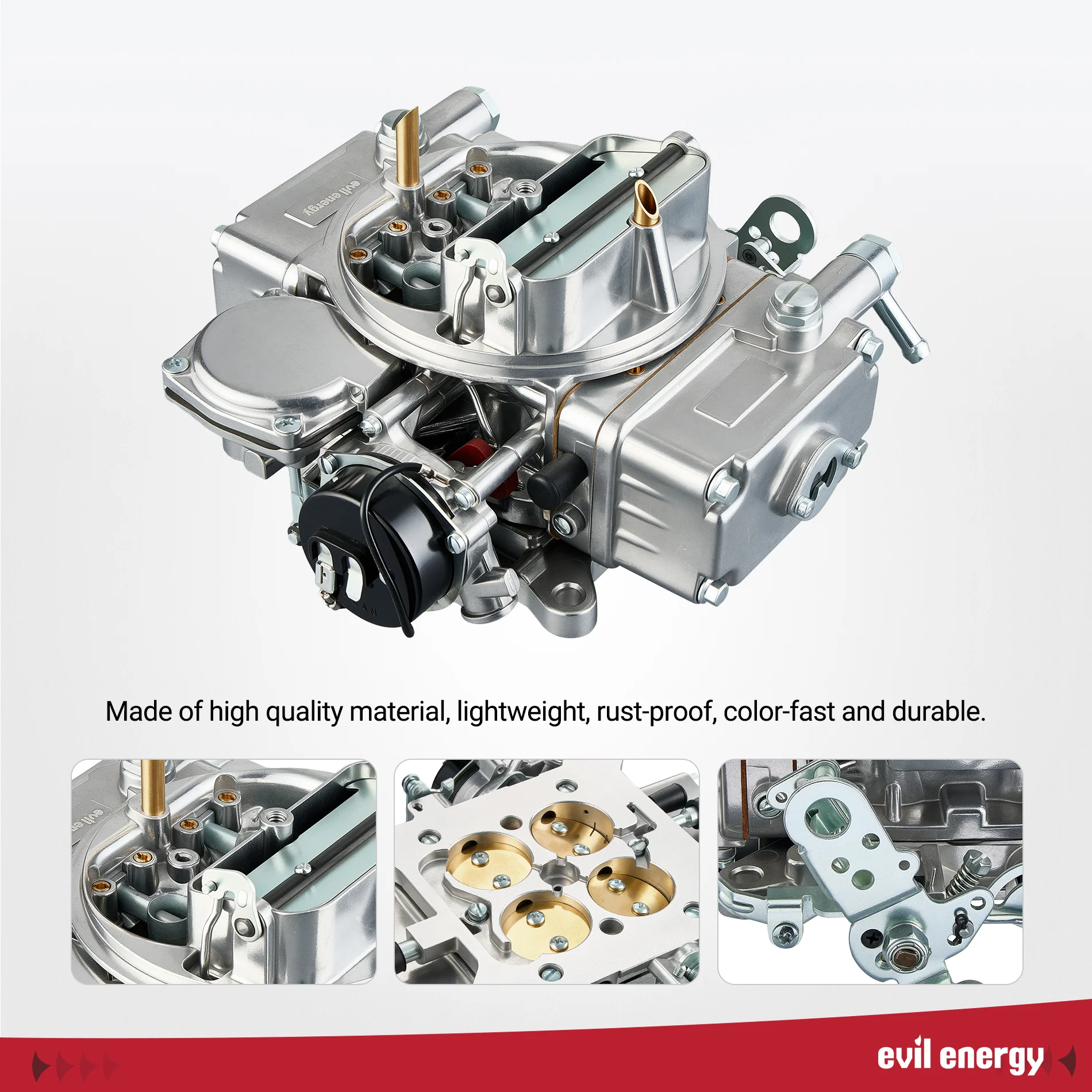 EVIL ENERGY 600 CFM 4-barrel Performance Carburetor - Image 5