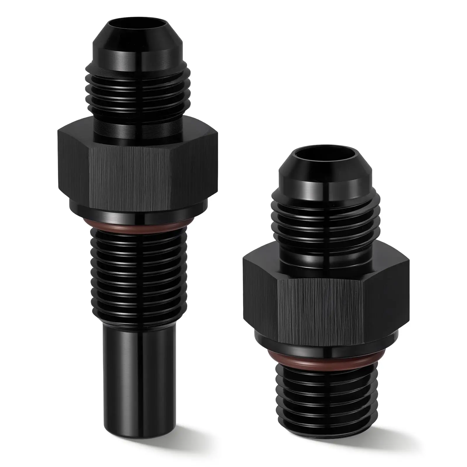EVIL ENERGY 6AN to 1/4 NPSM Transmission Cooler Line Fitting 4L80E Adapter 2PCS - Image 7