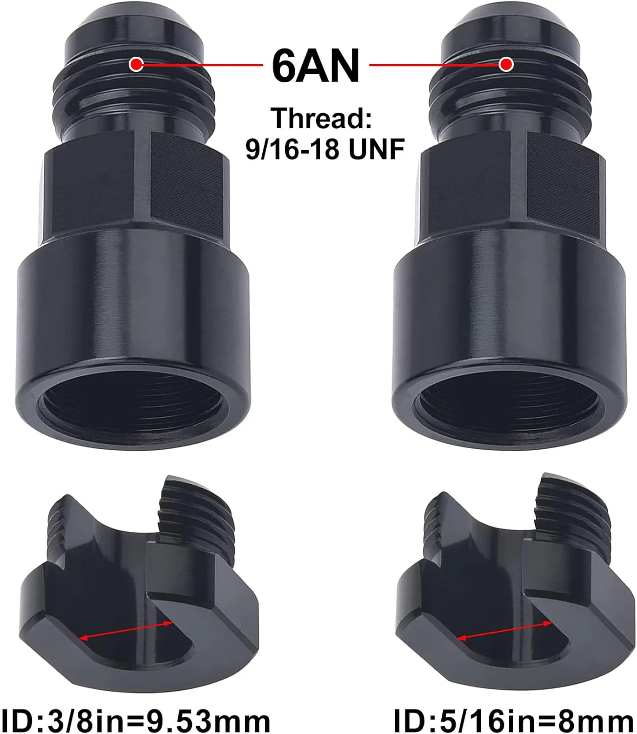 EVIL ENERGY 6AN LS Swap EFI Fitting Kit – PTFE Hose Ends, Quick Connect & NPT Adapters - Image 3