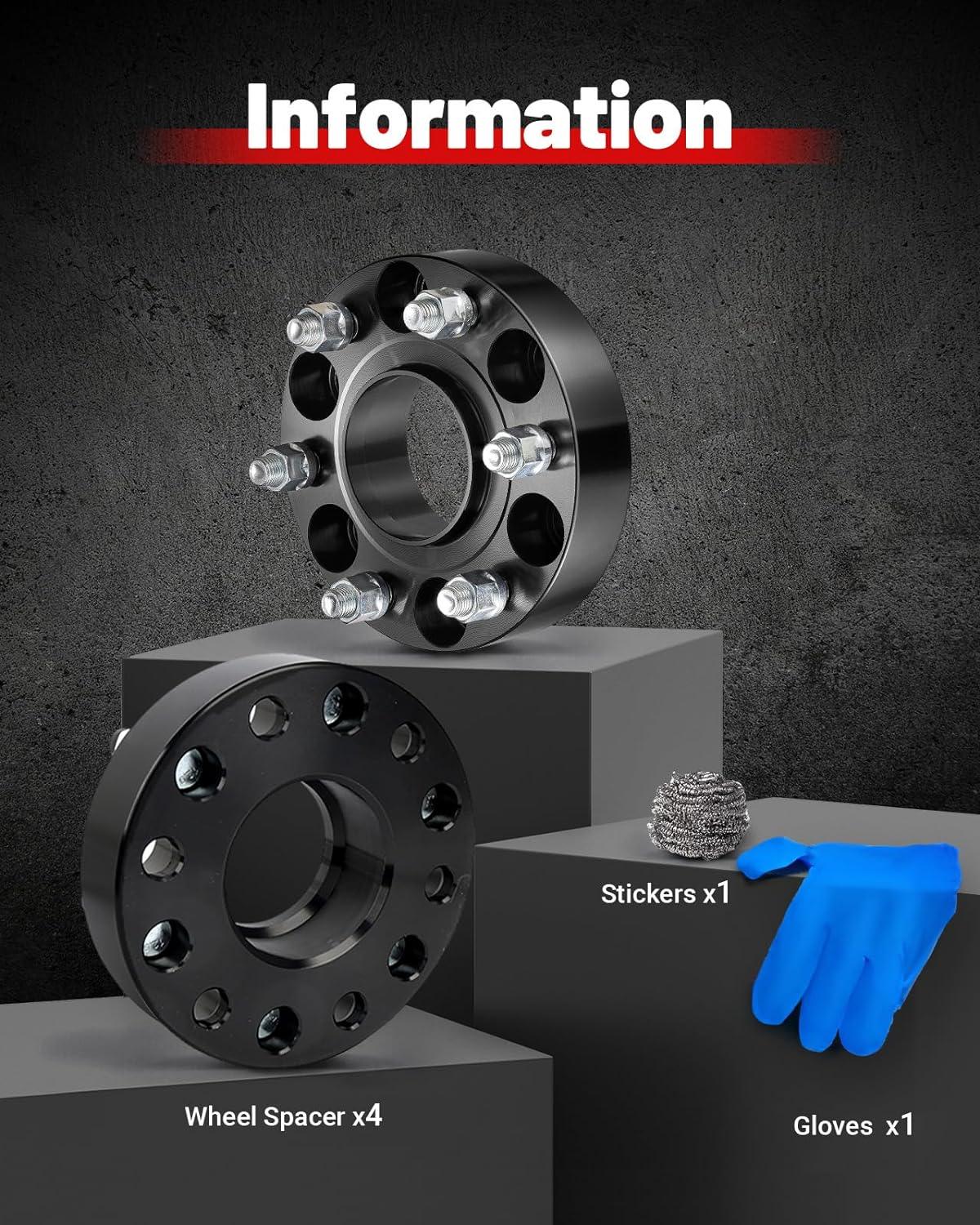 Evil Energy | Wheel Spacers 6x5.5 for Chevy Silverado GMC Sierra 4PCS (1.25-inch / 1.5-inch / 2.0-inch) - Image 11