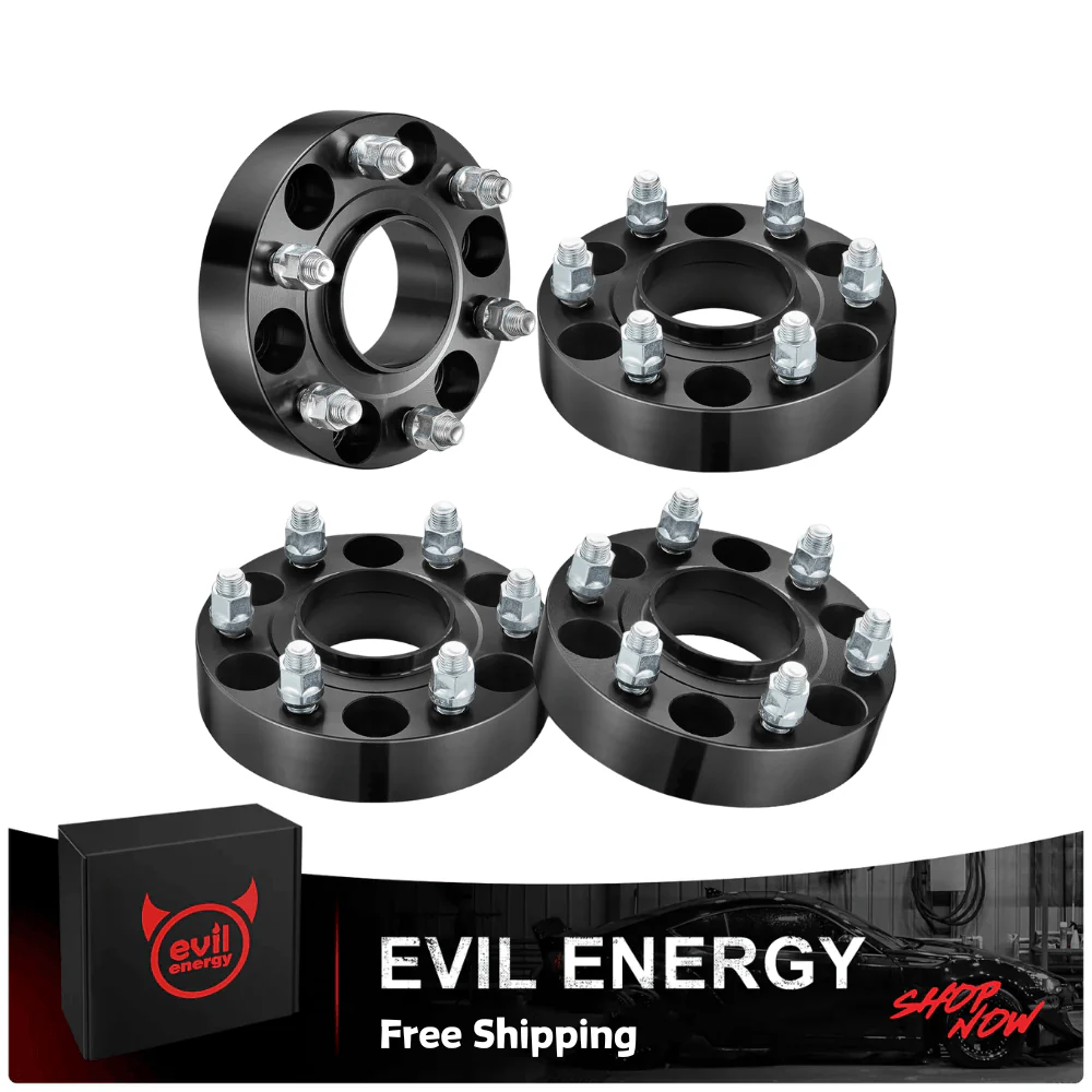 Evil Energy | Wheel Spacers 6x5.5 for Chevy Silverado GMC Sierra 4PCS (1.25-inch / 1.5-inch / 2.0-inch) - Image 3