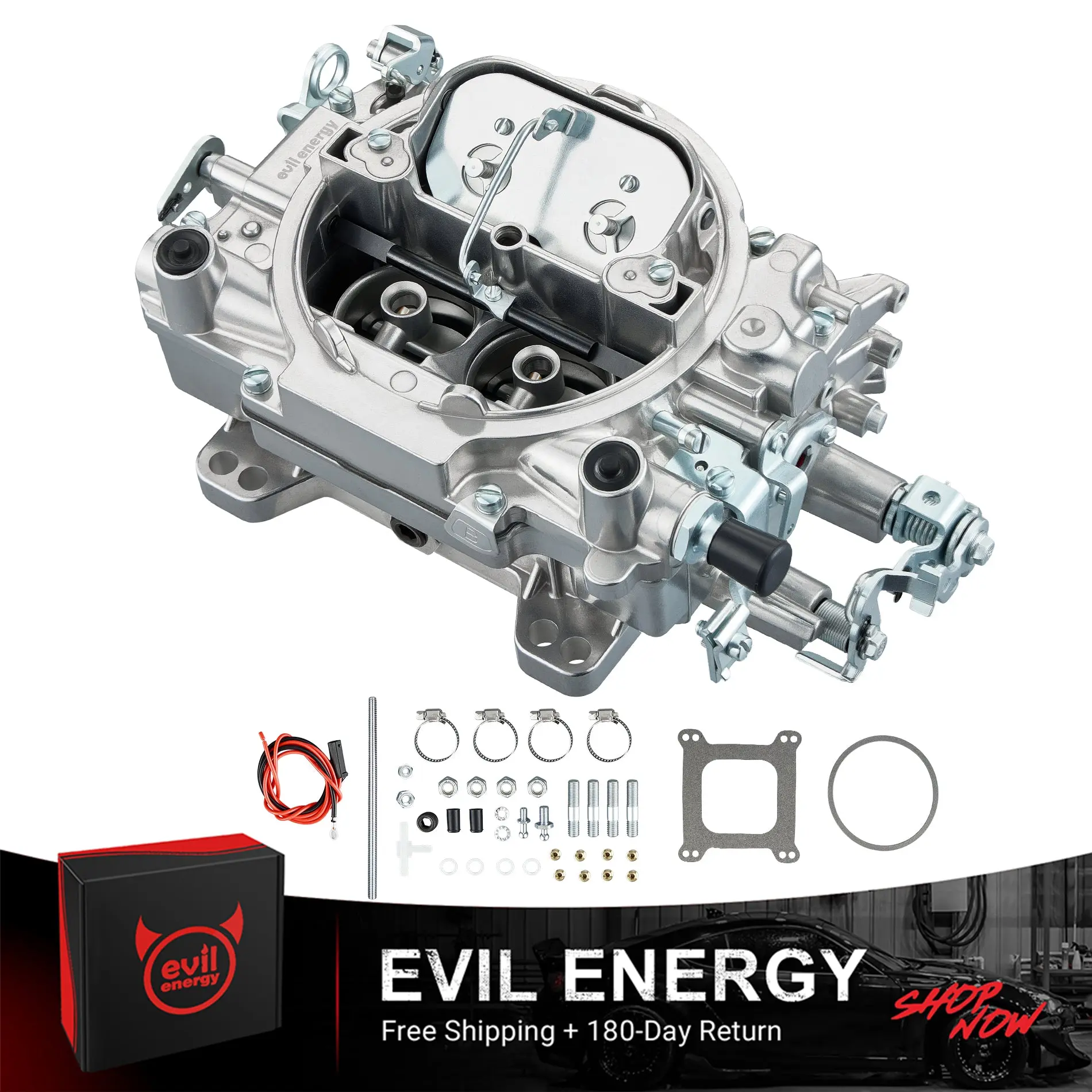 EVIL ENERGY 750 CFM 4-barrel Carburetor Air Valve-Controlled Secondary