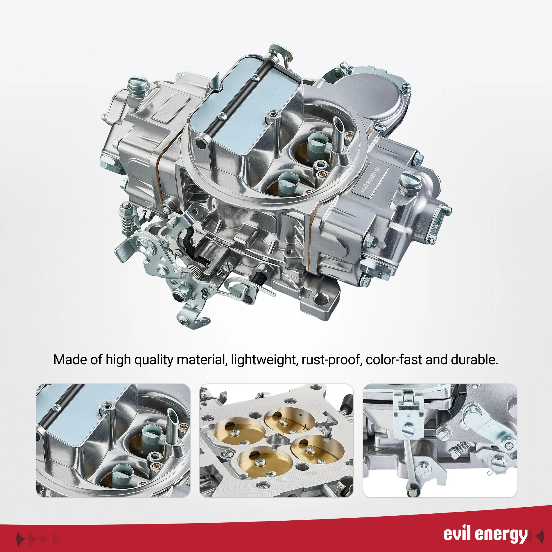 EVIL ENERGY 750 CFM Classic 4-Barrel Street Carburetor - Image 5