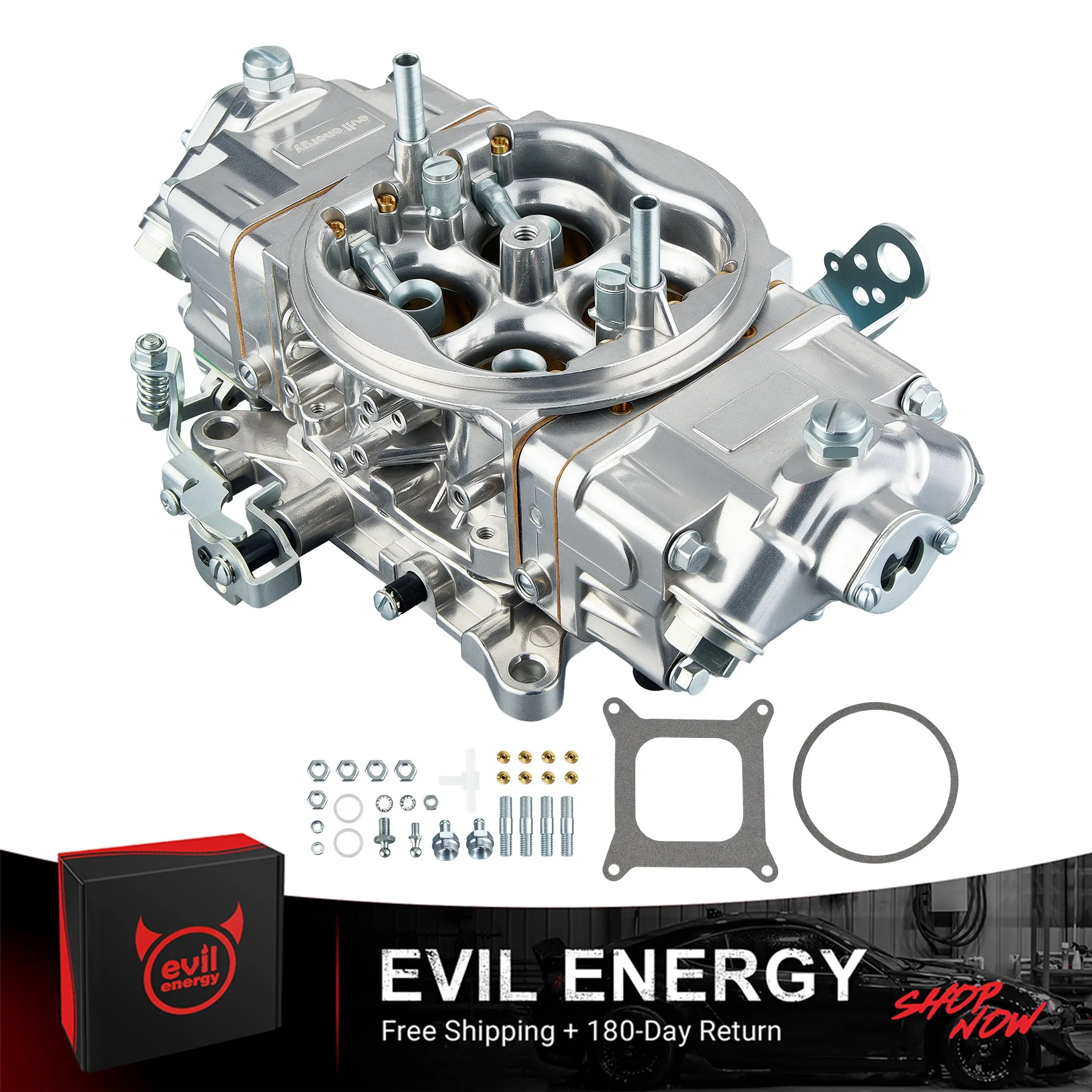 EVIL ENERGY 850 CFM Race 4-Barrel Carburetor Mechanical Secondary