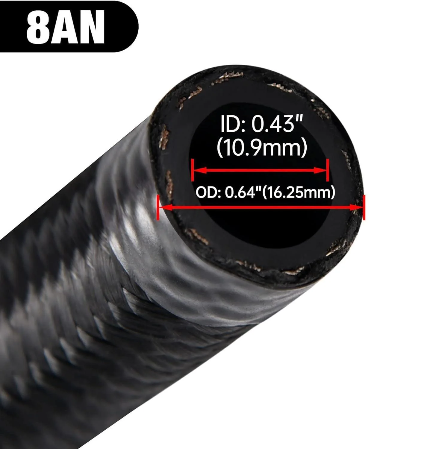EVIL ENERGY 8AN CPE Fuel Line Nylon Braided Fuel Hose 5/10/20FT - Image 5