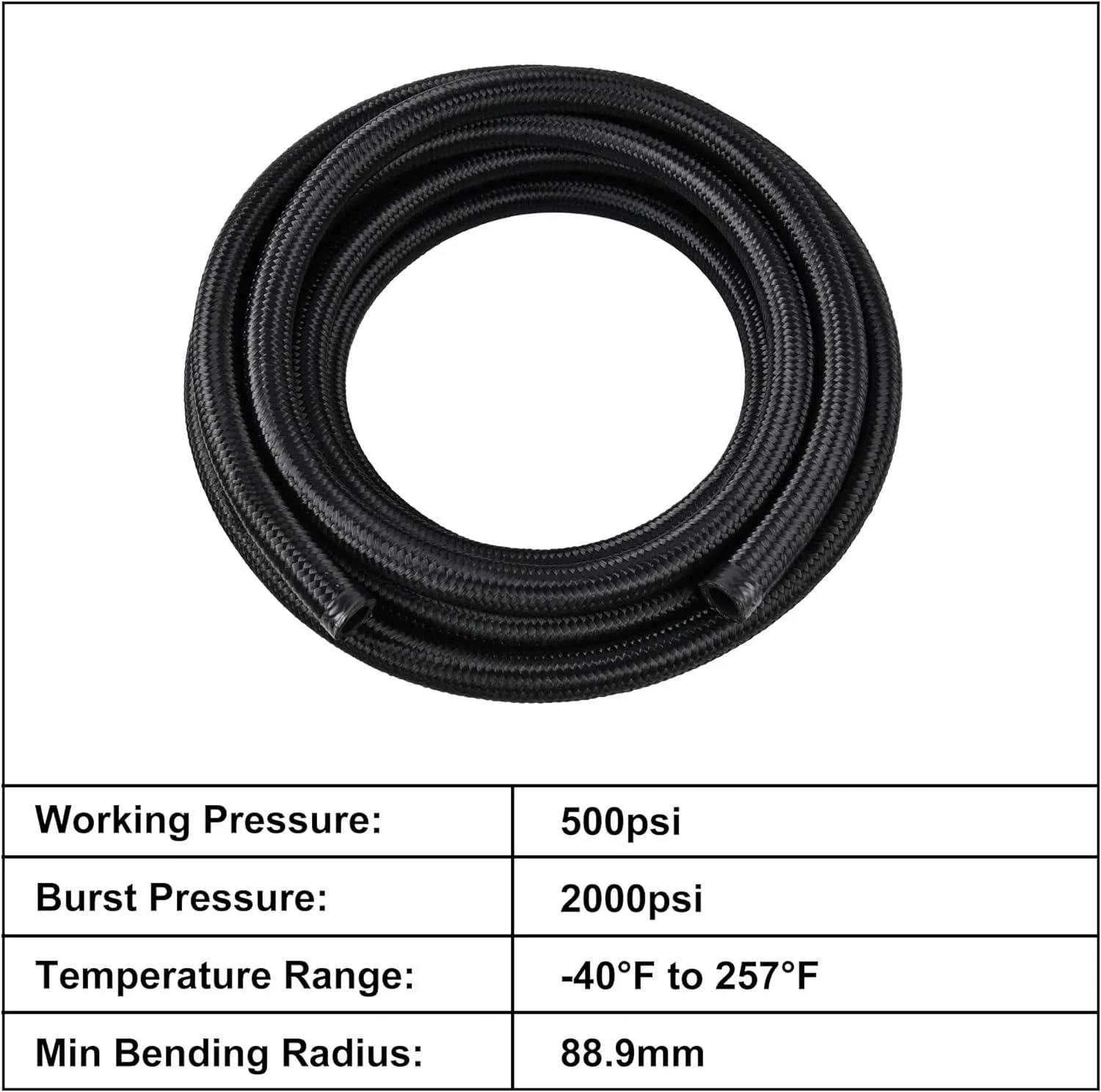 EVIL ENERGY 8AN CPE Fuel Line Nylon Braided Fuel Hose 5/10/20FT - Image 6