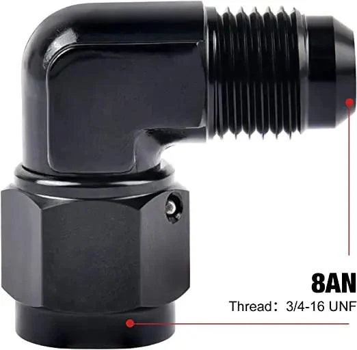 EVIL ENERGY AN Female to Male Flare 45/90 Degree Fitting Swivel Aluminium (3/4/6/8/10/12AN) - Image 7