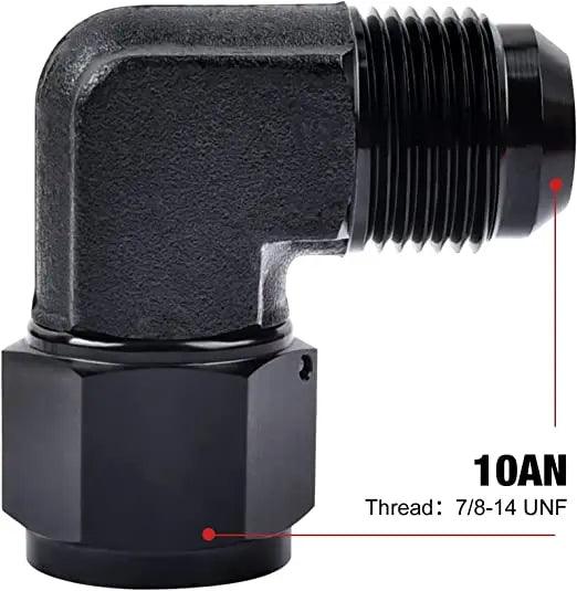 EVIL ENERGY AN Female to Male Flare 45/90 Degree Fitting Swivel Aluminium (3/4/6/8/10/12AN) - Image 8