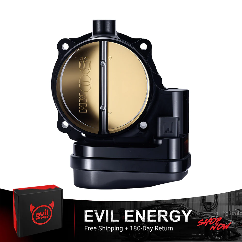 EVIL ENERGY 90mm Electronic Throttle Body Fit 6.2L Supercharged HEMI V8 Hellcat- with TPS 4 Bolt - Image 2