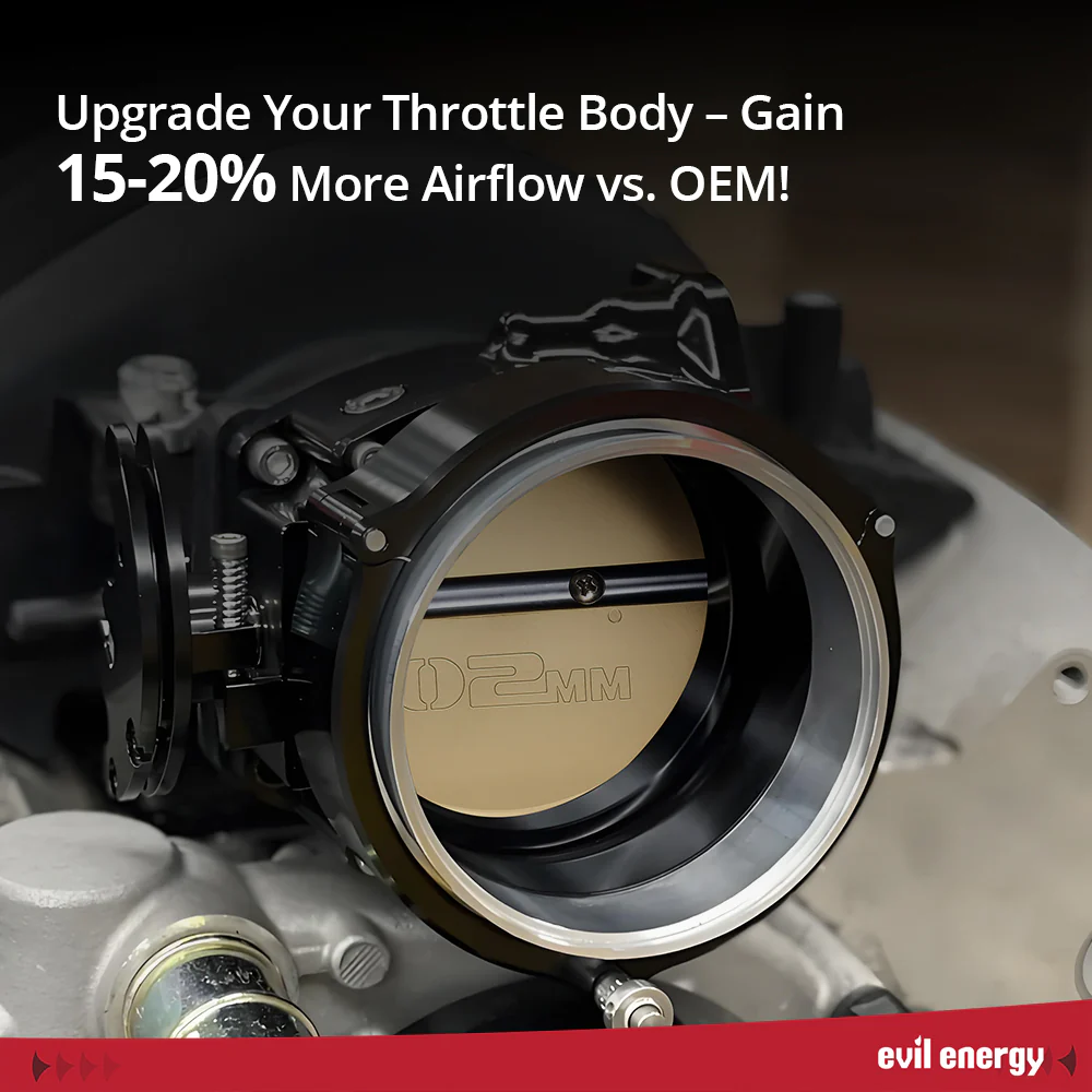 EVIL ENERGY 90mm Electronic Throttle Body Fit 6.2L Supercharged HEMI V8 Hellcat- with TPS 4 Bolt - Image 3