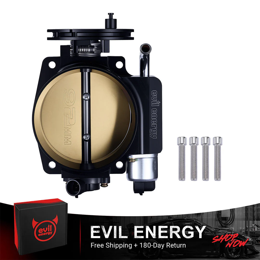 EVIL ENERGY 92MM Mechanical Throttle Body for LSX LS1 LS2 LS3 LS6 LS7 for GM Gen III with IAC 4 Bolt - Image 2