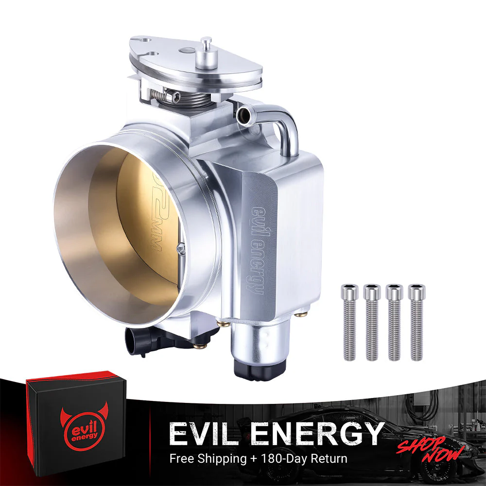 EVIL ENERGY 92MM Mechanical Throttle Body for LSX LS1 LS2 LS3 LS6 LS7 for GM Gen III with IAC 4 Bolt - Image 3