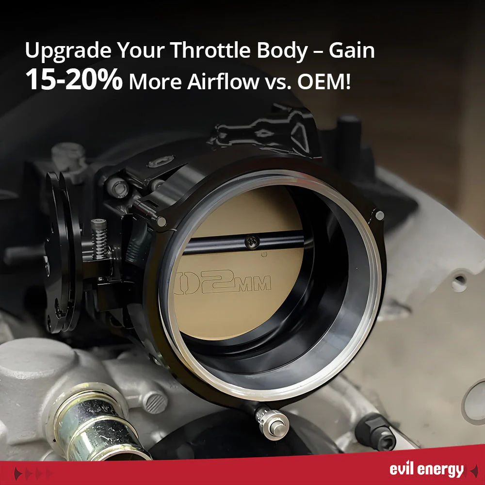 EVIL ENERGY 92MM Mechanical Throttle Body for LSX LS1 LS2 LS3 LS6 LS7 for GM Gen III with IAC 4 Bolt - Image 7