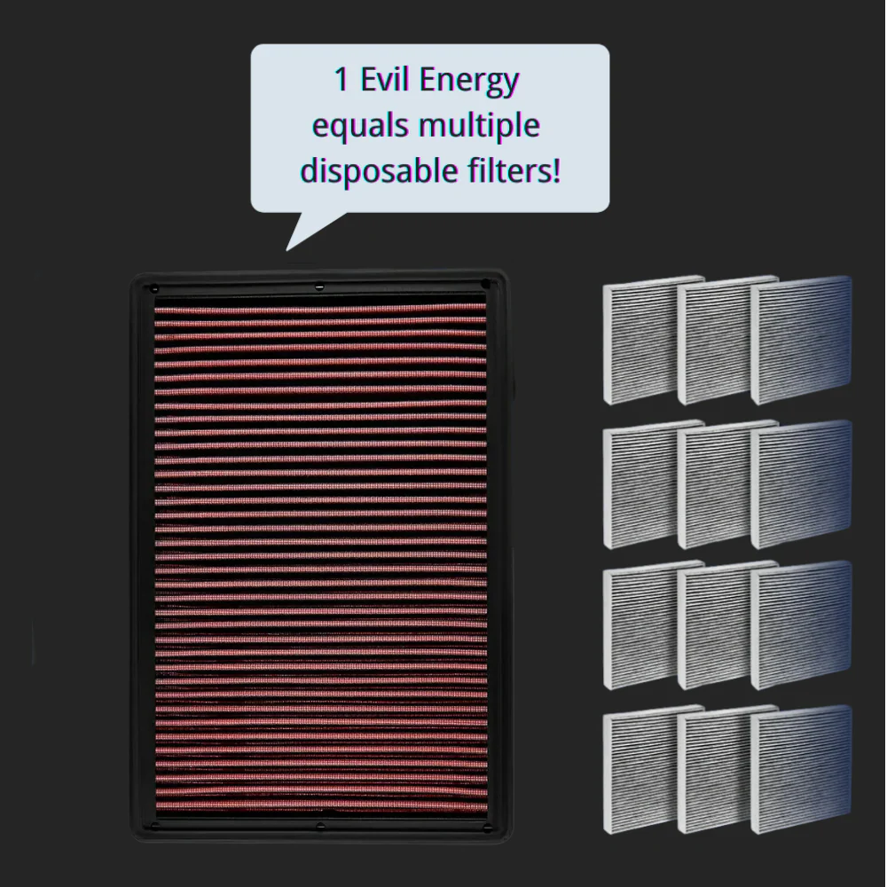 EVIL ENERGY Air Filter Compatible with 2002-2019 Dodge Ram Truck V6/V8/V10 (1500, 2500, 3500, 4500, 5500) - Image 5