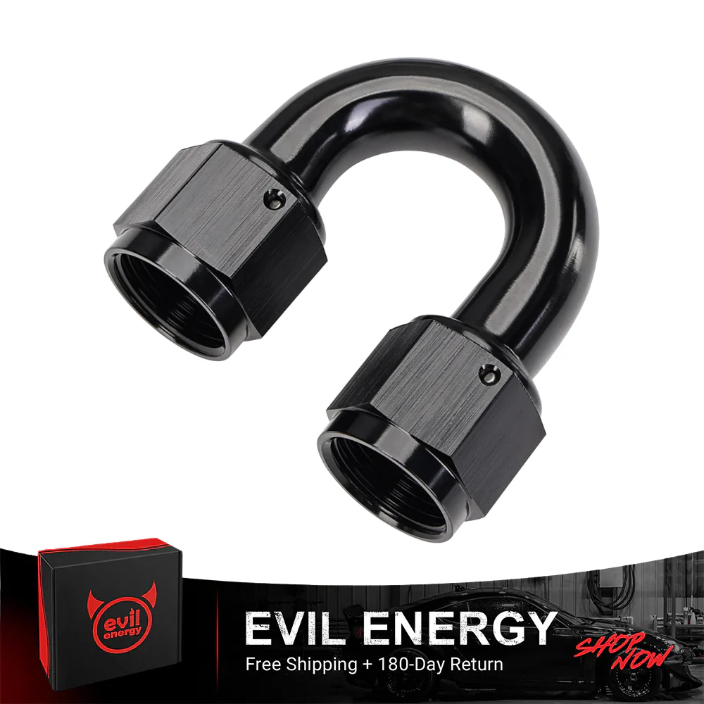 EVIL ENERGY AN Female to AN Female Swivel Coupler Union Fitting Adapter Aluminum (3/4/6/8/10/12/16AN) - Image 4