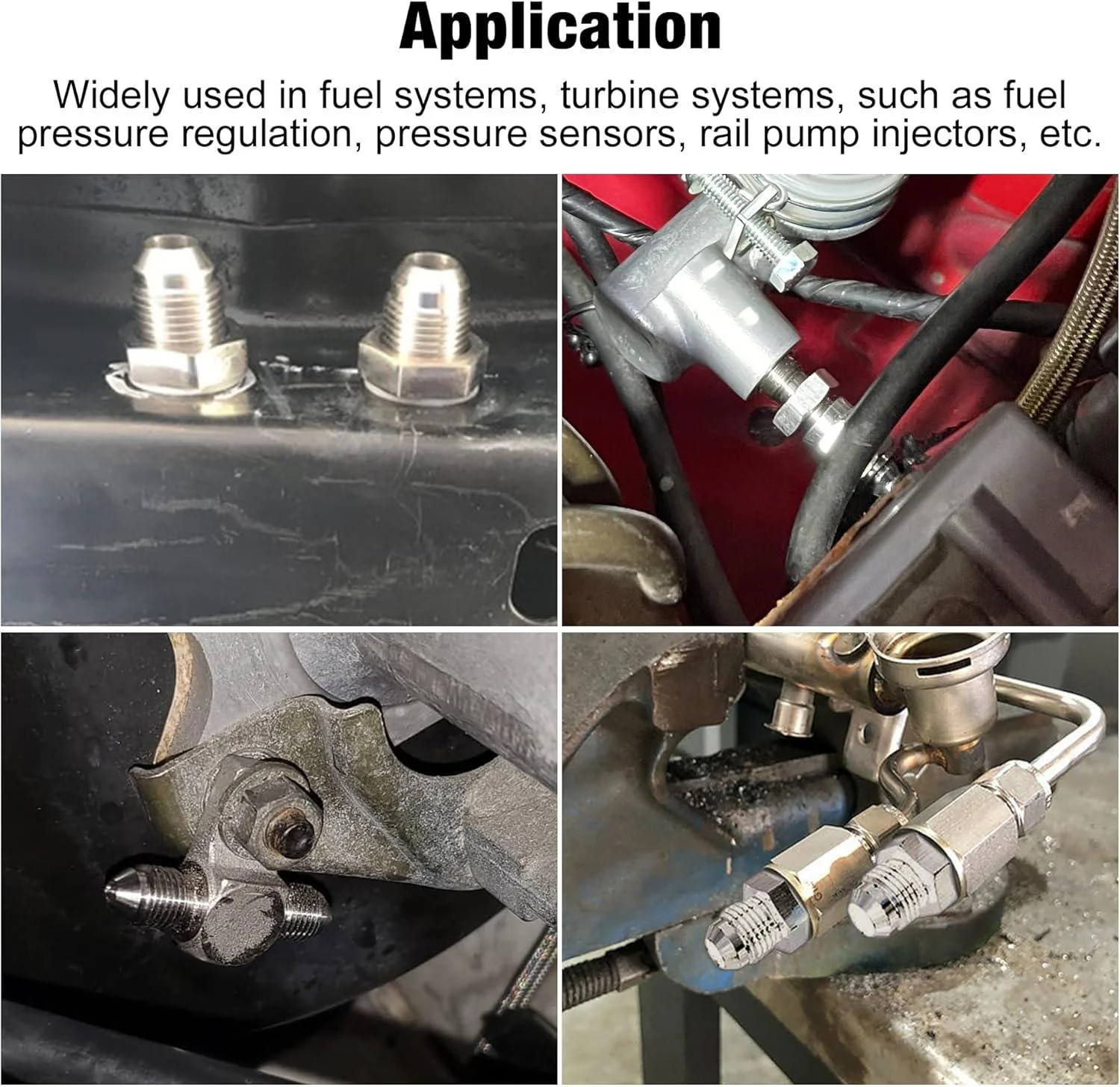 EVIL ENERGY AN Male Flare to Male Metric Thread Brake Fitting Stainless Steel Adapter - Image 6