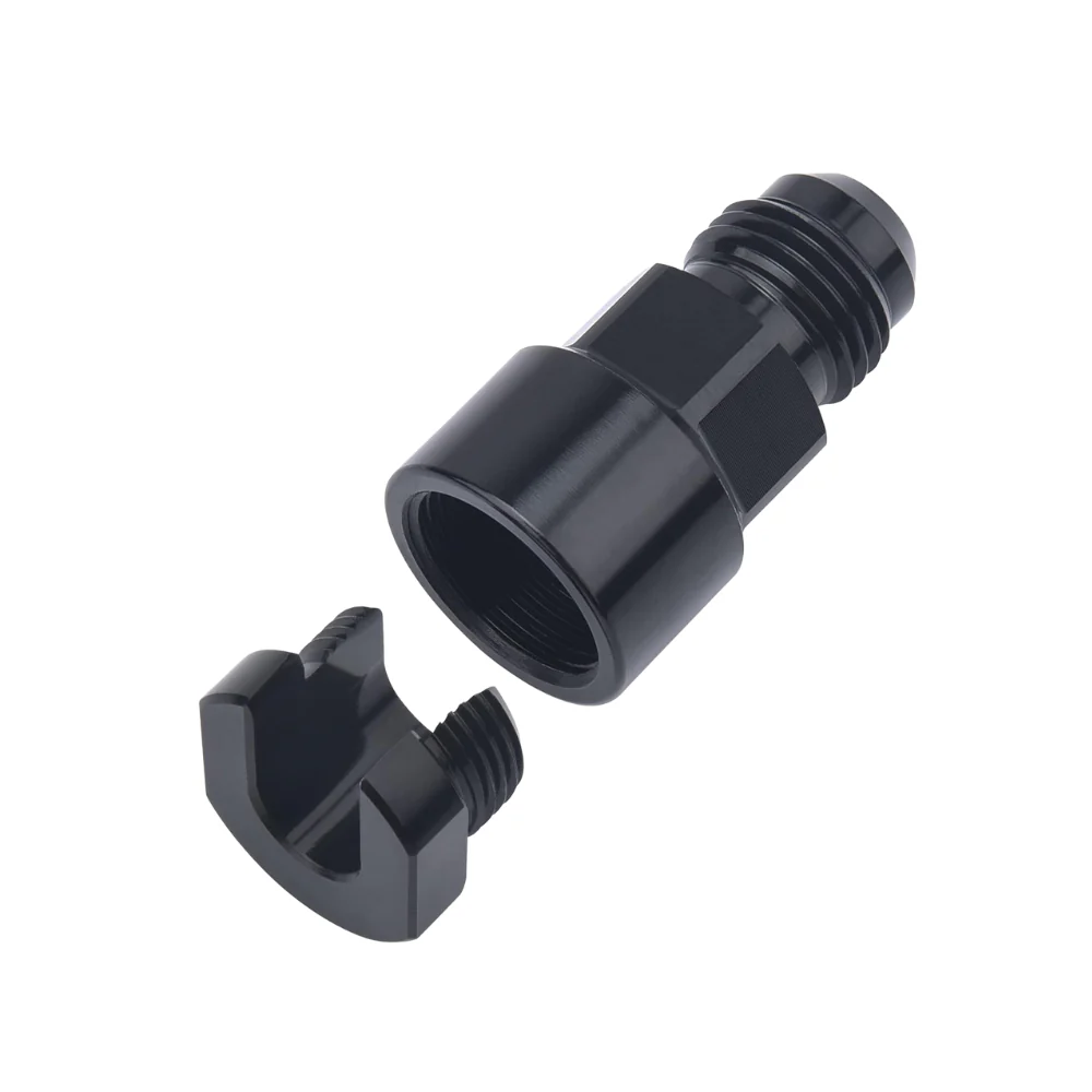 EVIL ENERGY 6AN to 5/16 & 3/8 inch EFI Quick-Disconnect Fuel Rail Fitting – Aluminum LS Swap Adapter - Image 9