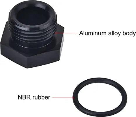 EVIL ENERGY 6/8/10AN Block off Cap ORB Plug Fitting Adapter Male Aluminum - Image 4