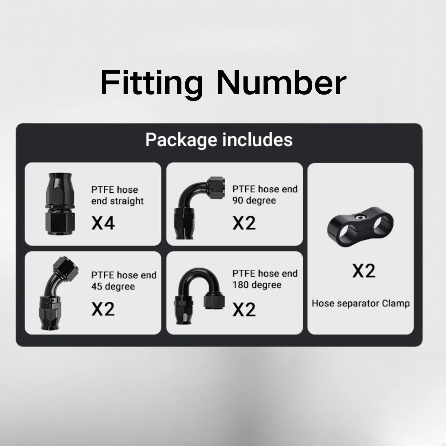 EVIL ENERGY Antistatic 6/8/10AN PTFE Fuel Hose Line | 10/20FT E85 Compatible Braided Fuel Line Hose kit Black - Image 13
