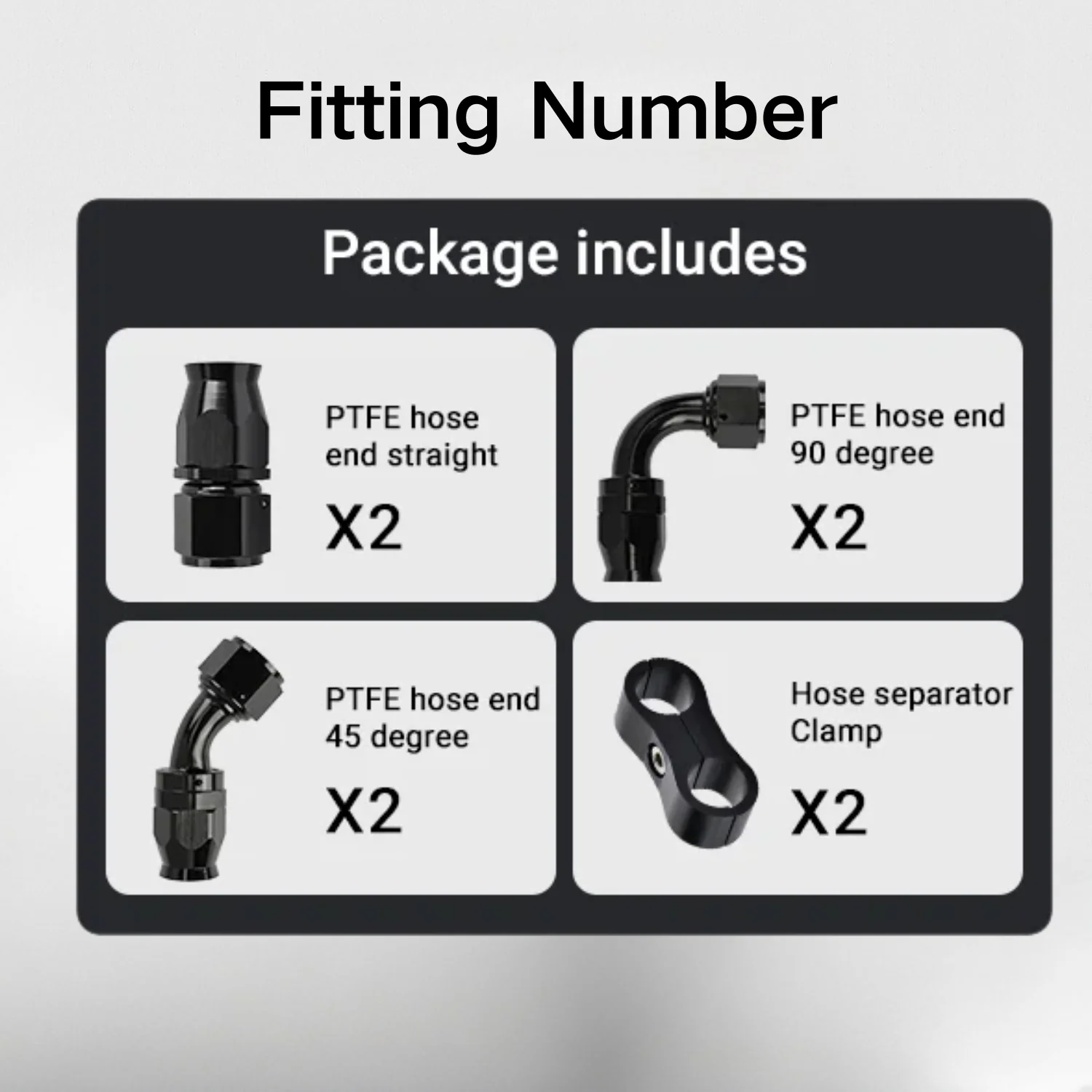 EVIL ENERGY Antistatic 6/8/10AN PTFE Fuel Hose Line | 10/20FT E85 Compatible Braided Fuel Line Hose kit Black - Image 14