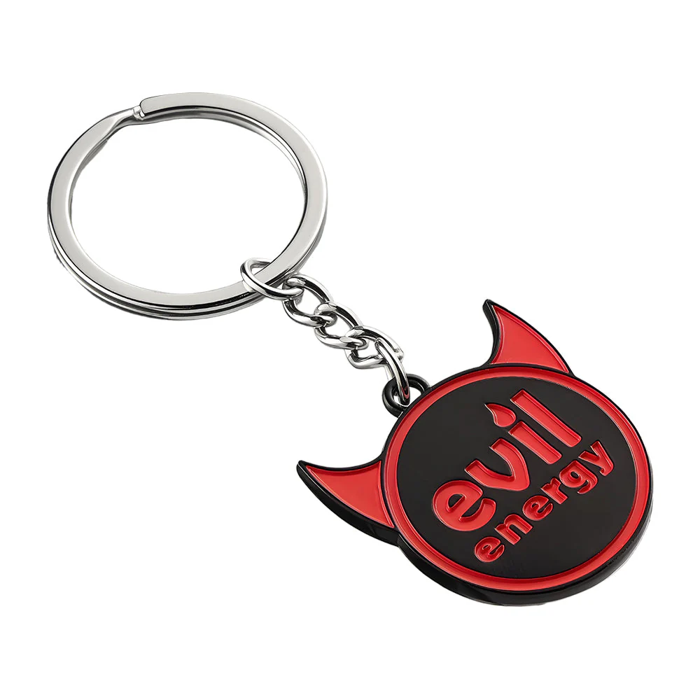 EVIL ENERGY Brand Logo Keychain - Stylish and Personalized Accessory