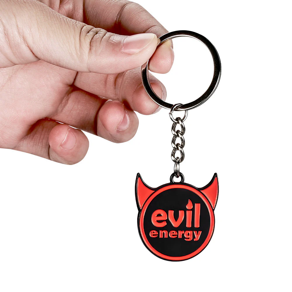 EVIL ENERGY Brand Logo Keychain - Stylish and Personalized Accessory - Image 2