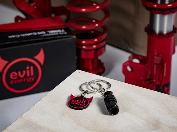 EVIL ENERGY Brand Logo Keychain - Stylish and Personalized Accessory - Image 4