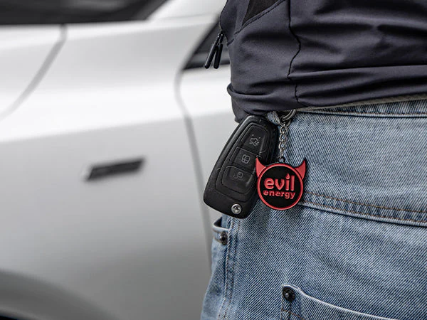 EVIL ENERGY Brand Logo Keychain - Stylish and Personalized Accessory - Image 5