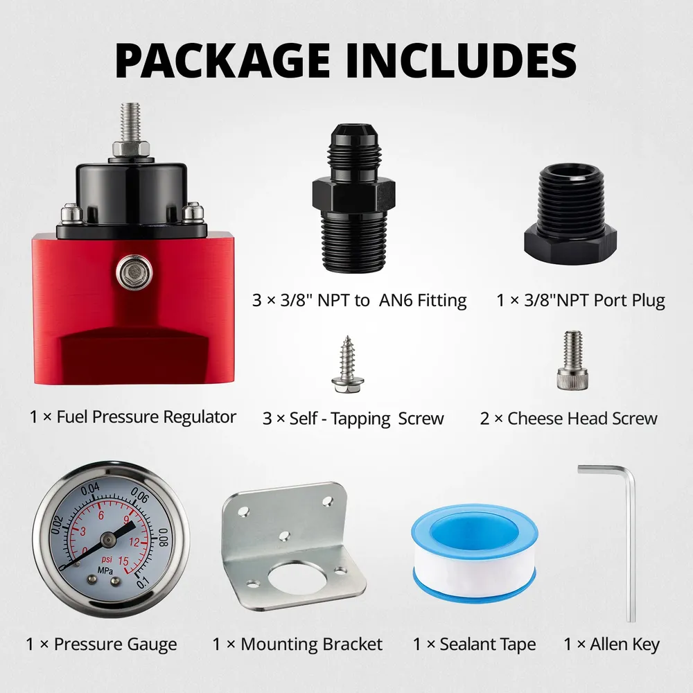 Evil Energy Carburetor Fuel Pressure Regulator - Adjustable 4.5-9 PSI for Small Engine Gas/E85/Alcohol Compatible - Image 13