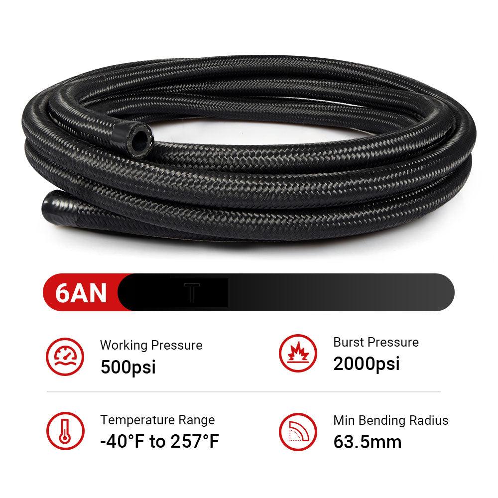 Carburetor Pre-Fitted Nylon Braided Fuel Line Kit | EVIL ENERGY - Image 3