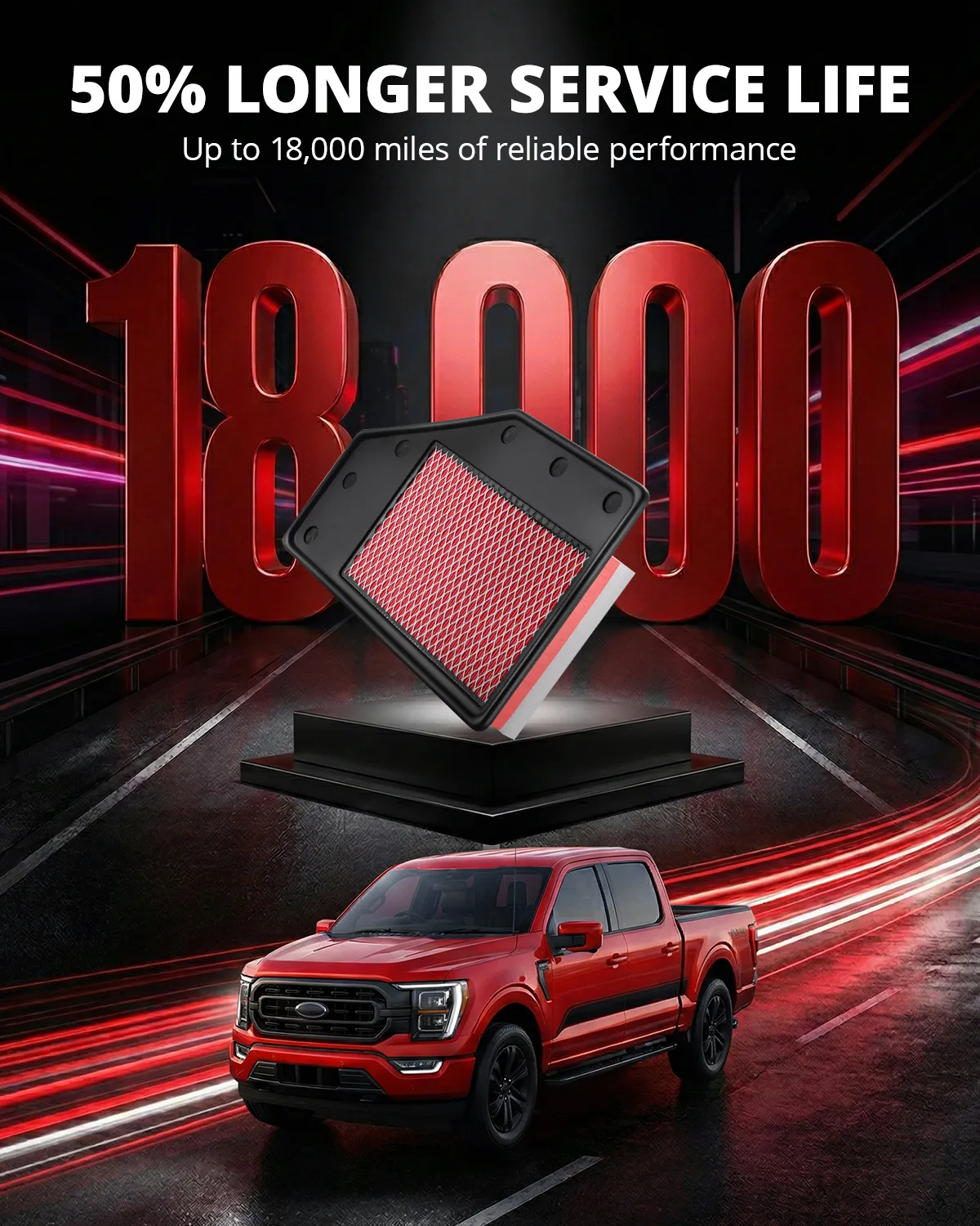 EVIL ENERGY Engine Air Filter Compatible with Chevrolet Malibu 2016-2025 1.5T, Buick LaCrosse 2017-2019 2.5L, Regal 2018-2020 2.0T, Replace CA12085 - Image 3