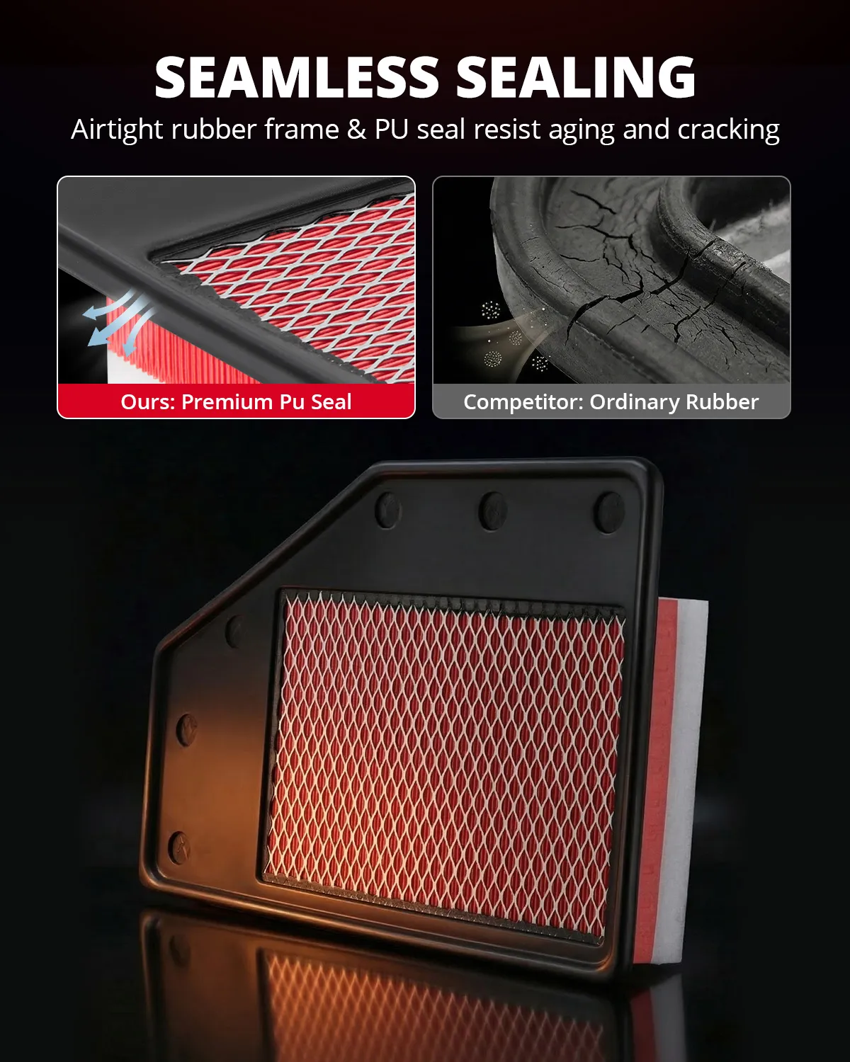 EVIL ENERGY Engine Air Filter Compatible with Chevrolet Malibu 2016-2025 1.5T, Buick LaCrosse 2017-2019 2.5L, Regal 2018-2020 2.0T, Replace CA12085 - Image 4