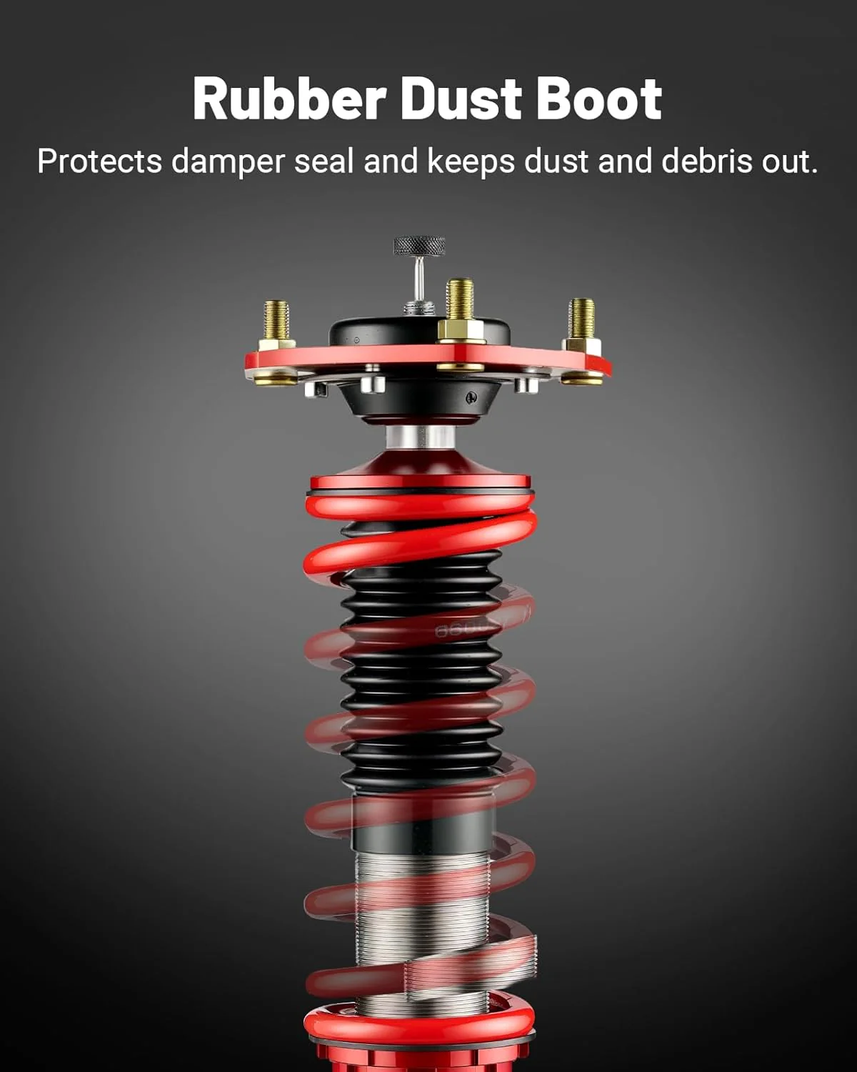 EVIL ENERGY Coilovers for Hyundai Elantra Sedan (AD) 2017-2020, Height Adjustable Coilovers Kit with 32-Level Damper Adjustment, Red - Image 5
