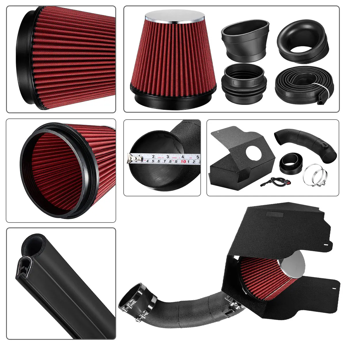 EVIL ENERGY Cold Air Intake Kit For 2017-2019 6.7L Powerstroke Diesel F250 F350 F450 F550 - Image 6