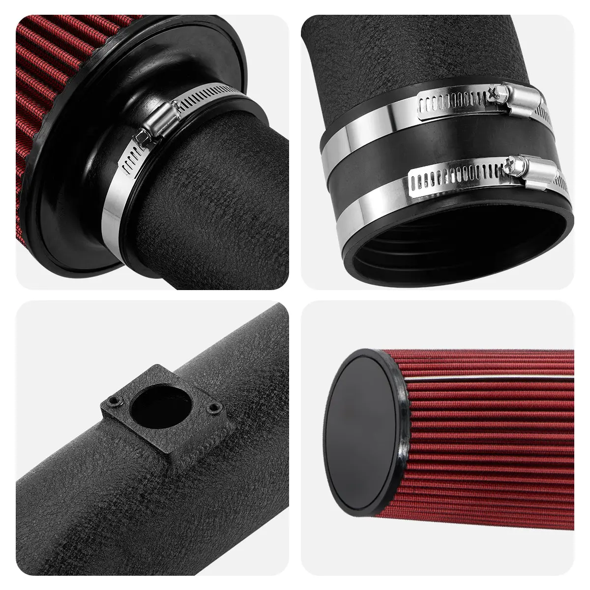 EVIL ENERGY Cold Air Intake Kit For 2001-2004 LB7 6.6L Duramax Chevrolet/GMC Sierra 2500HD 3500HD - Image 3