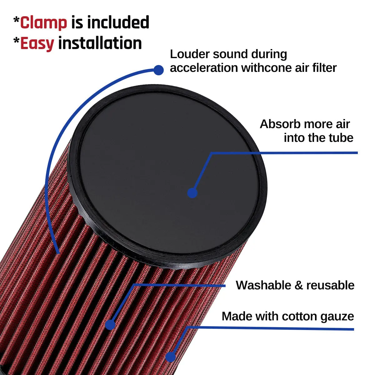 EVIL ENERGY Cold Air Intake Kit For 2001-2004 LB7 6.6L Duramax Chevrolet/GMC Sierra 2500HD 3500HD - Image 5