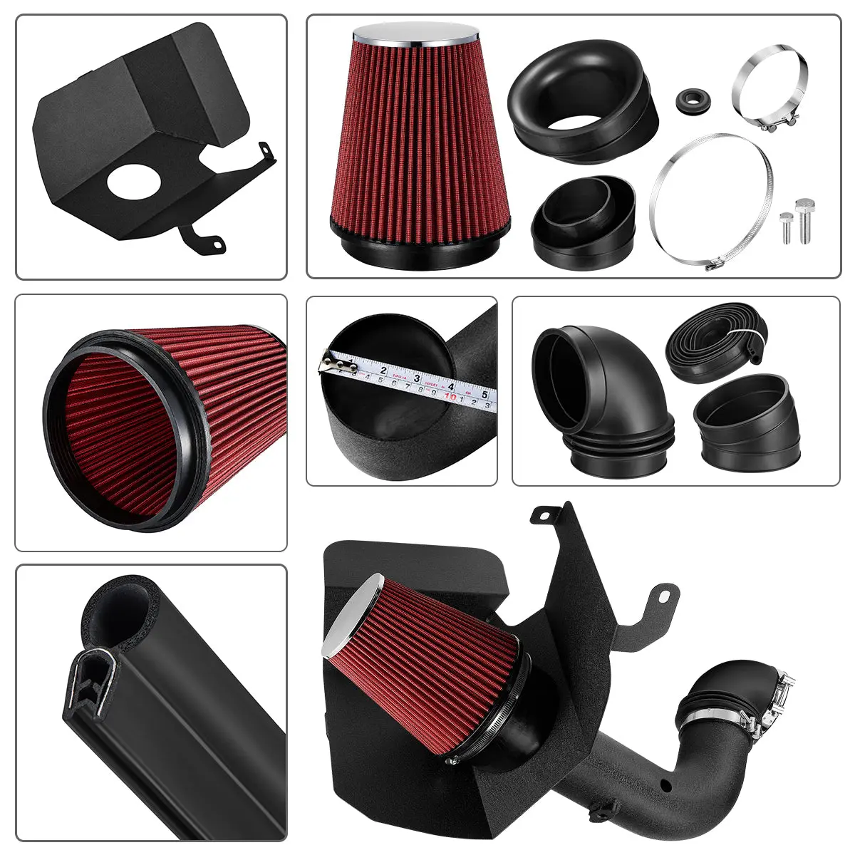 EVIL ENERGY Cold Air Intake Kit For 2003-2007 5.9L Cummins L6 Dodge Ram 2500/3500 - Image 6