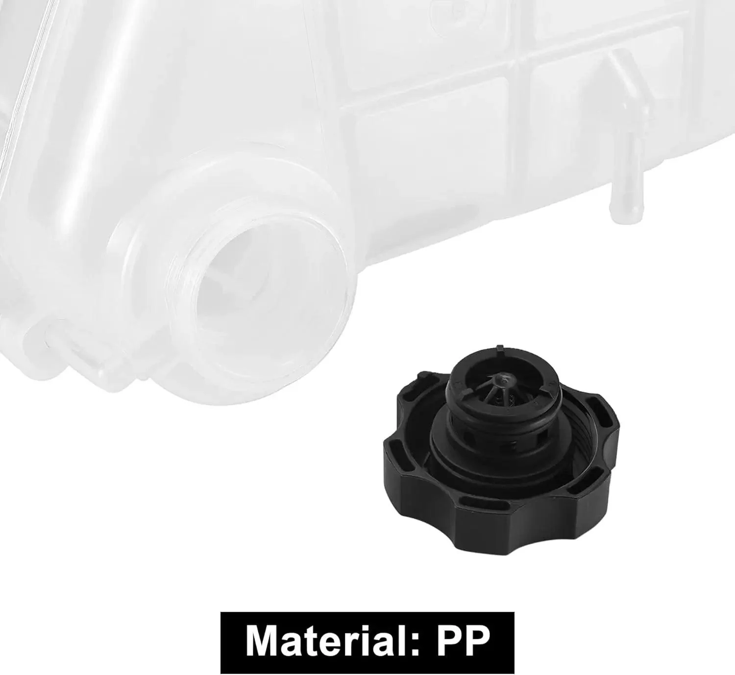 EVIL ENERGY Coolant Reservoir Tank with Cap Compatible with 2012-2019 Chevy Sonic Replacement for 95048411 603-386 - Image 2