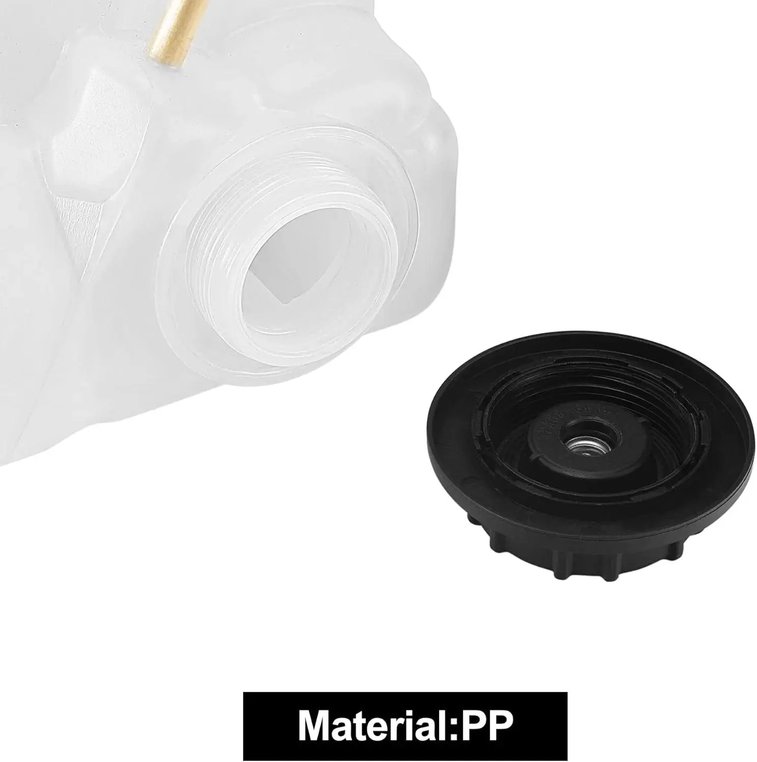 EVIL ENERGY Coolant Reservoir Tank with Cap Compatible with 2000-2007 Taurus 2000-2005 Mercury Sable 3.0L V6 - Image 3