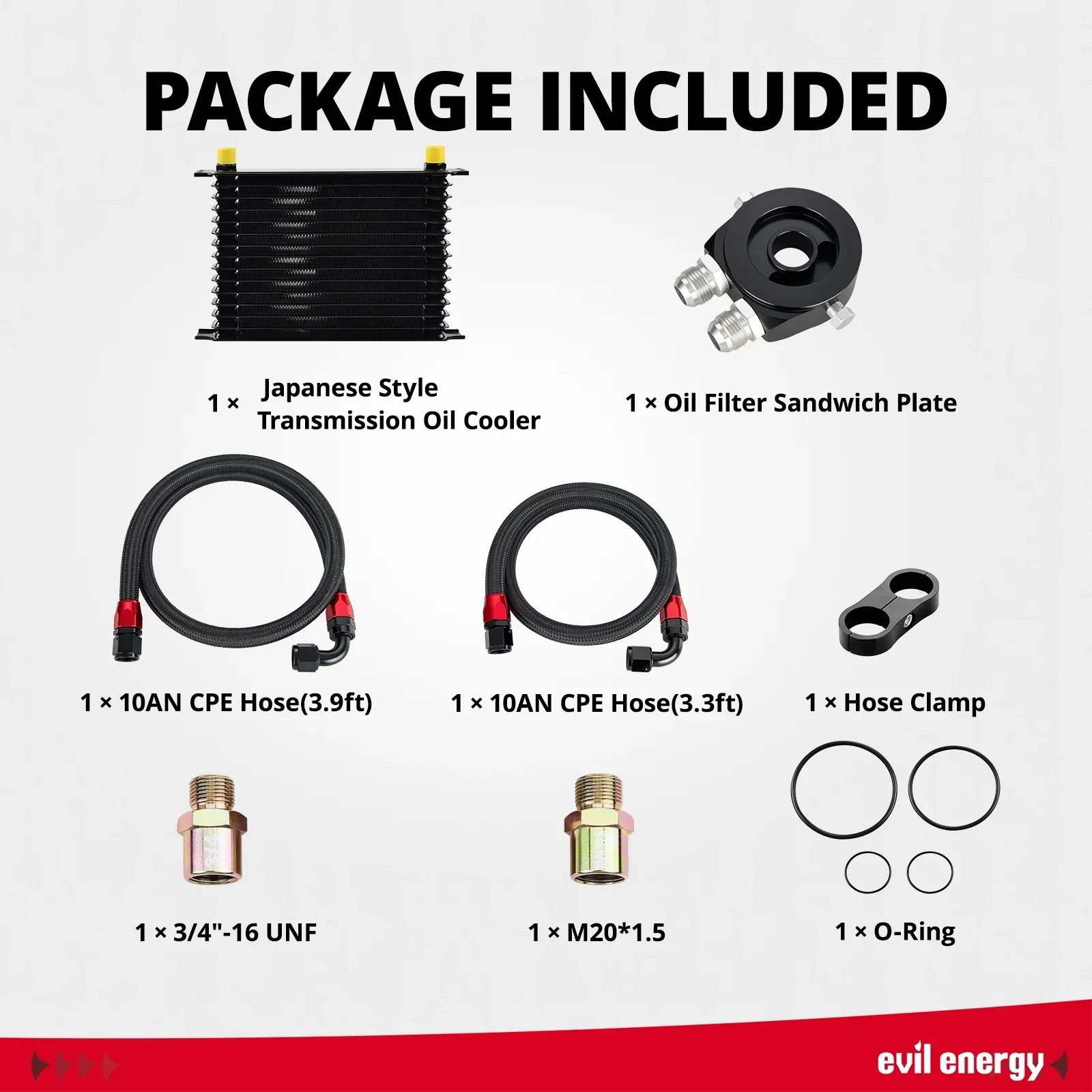 EVIL ENERGY Defender Kit Cooling System | Radiator, Oil Cooler & Electric Fan - Image 35