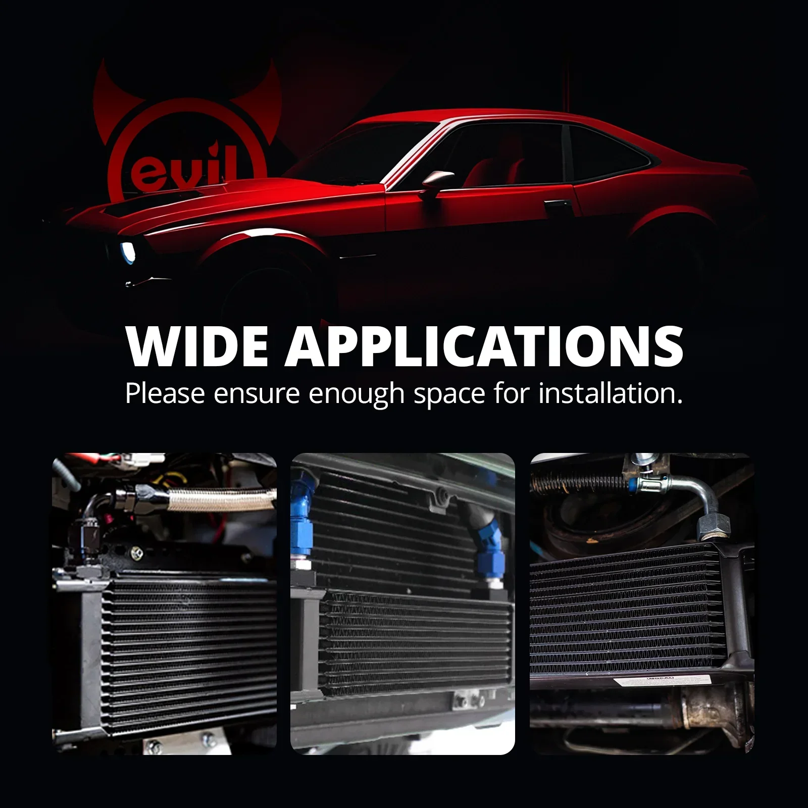 EVIL ENERGY Defender Kit Cooling System | Radiator, Oil Cooler & Electric Fan - Image 42
