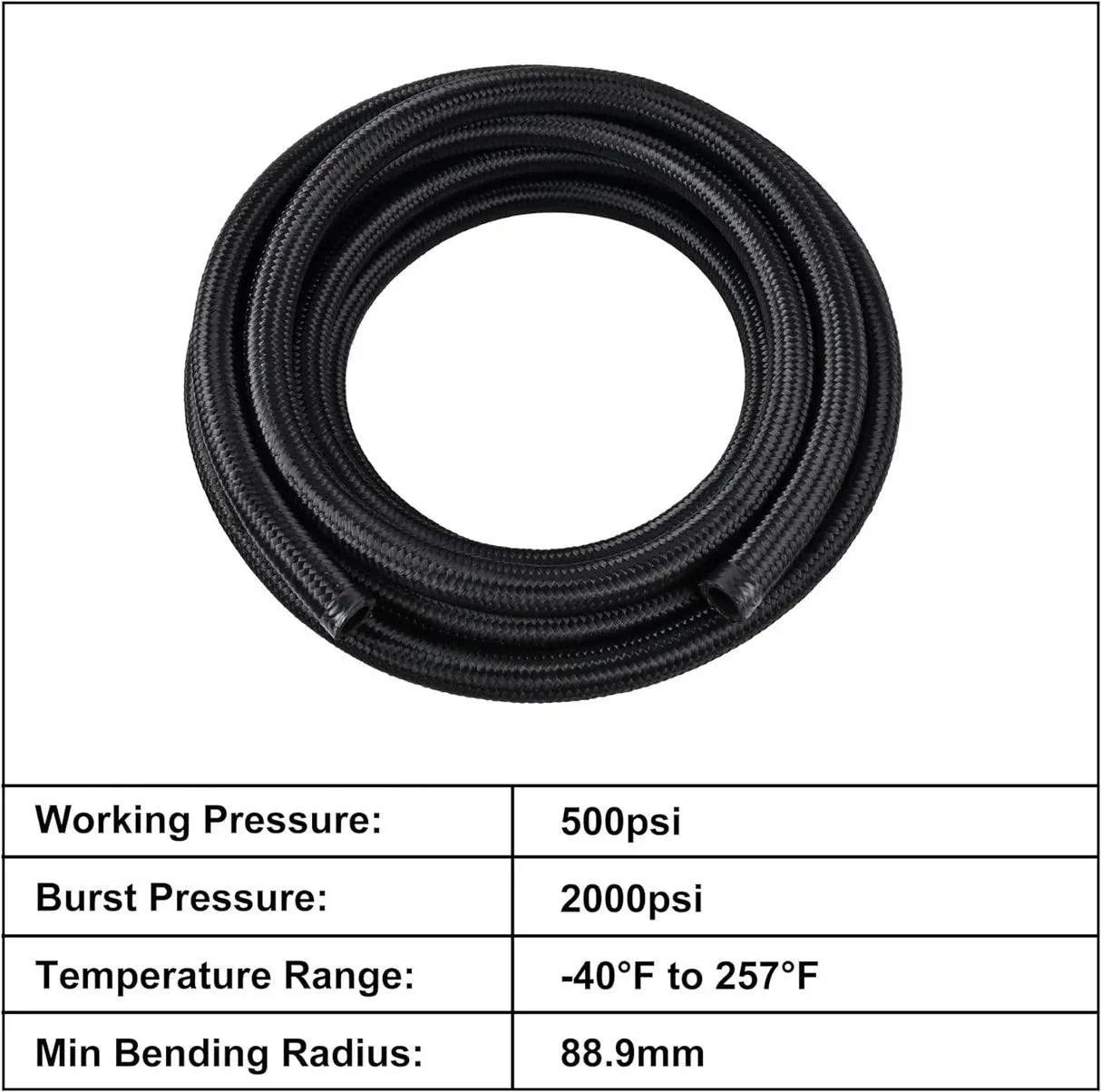 EVIL ENERGY 4/6/8/10/12AN CPE Nylon Braided Fuel Hose Line 5-25FT - Image 21