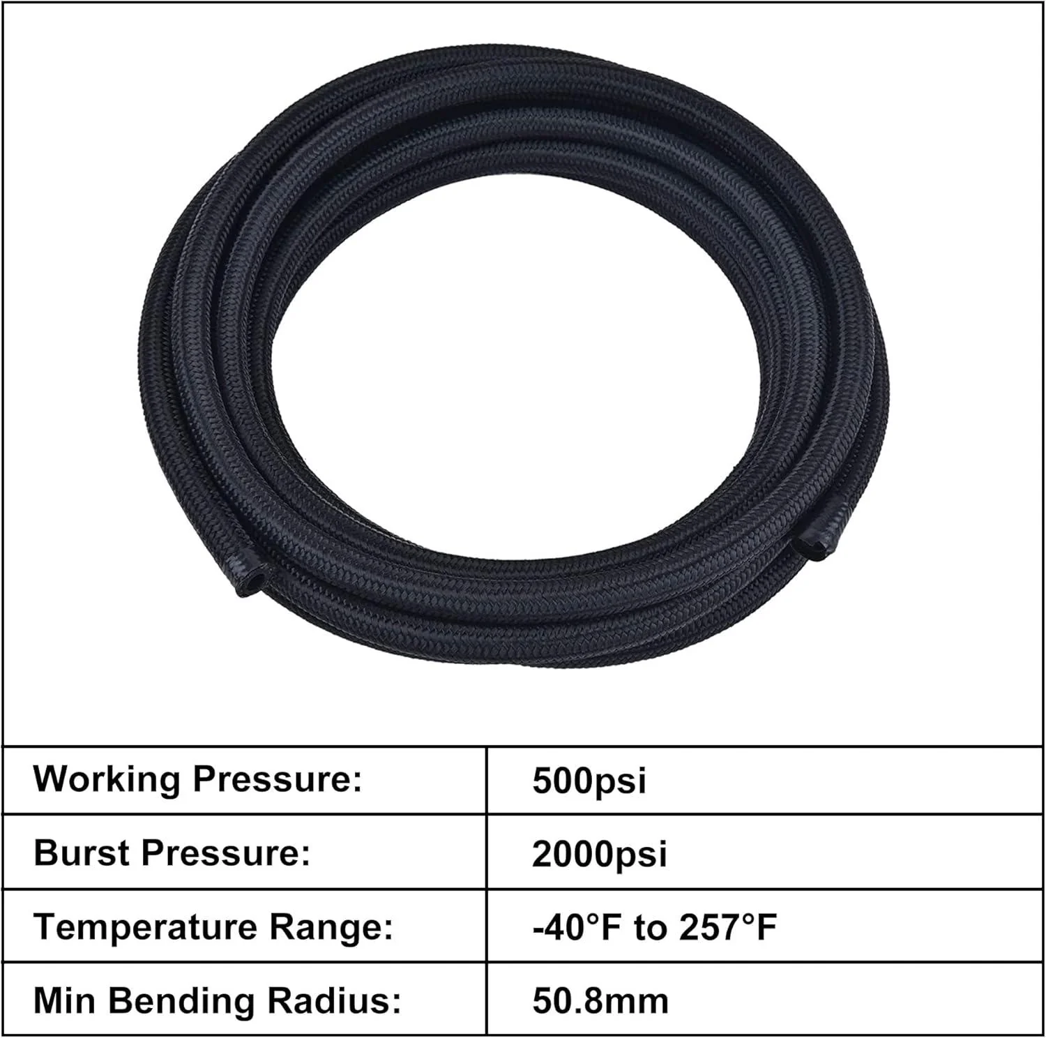 EVIL ENERGY 4/6/8/10AN CPE Fuel Line Fitting Kit Braided Nylon Hose 16FT - Image 7